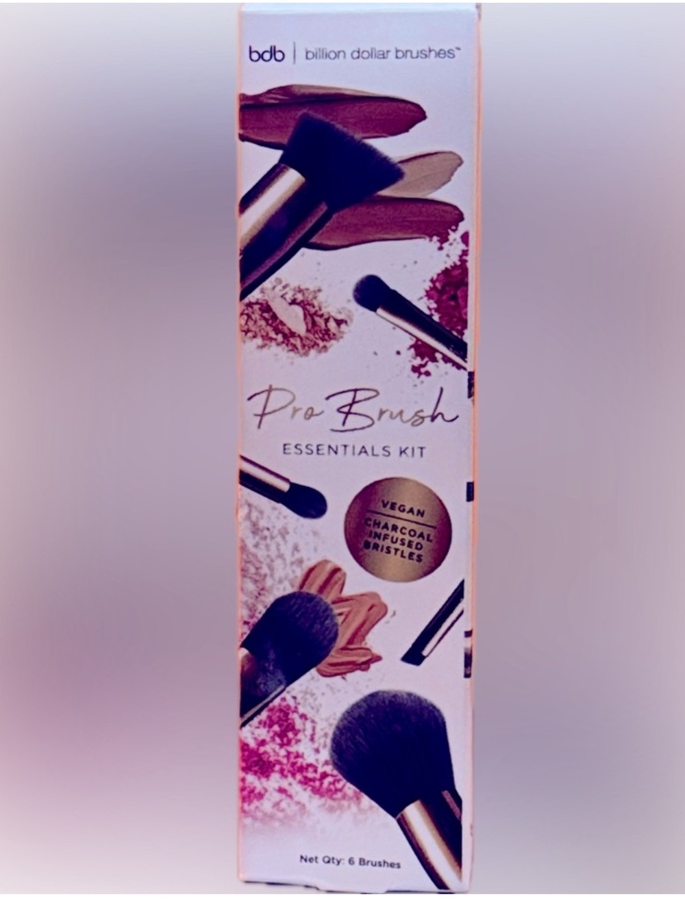 bdb Billion Dollar Brushes Pro Brush Essentials Kit - White & Rose Gold